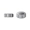 Hillman Screw Nut 4 in Zinc-Plated Steel SAE Zinc-Plated 140009 - alternate 3