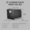 Vevor Trailer Tongue Tool Storage Box 39x16.5x12 inch Aluminum Alloy + Lock Keys JL-TB09-4 - alternate 4