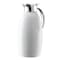 Service Ideas Nicollet Series 1.5-Liter Stainless Vacuum Insulated Carafe with Flip-Top Lid in Radiant White NIC15BSWH - alternate 1
