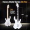 Pyle Heavy Metal EG Fire Electric Guitar Axe w/ Amplifier Kit, Full Size Instrument w/ Practice Amp & PMGTRKT101WT - alternate 4