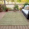 Homeroots 5' X 8' Green And Gold Oriental Washable Indoor Outdoor Area Rug 631126 - alternate 5