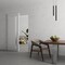Sartodoors Hidden Barn, Planum 0660 Painted White with Frosted Glass, Sturdy Finished Flush Modern Doors, Magi PLANUM0660HB-BEM-30 - alternate 1