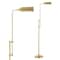 Jonathan Y Zinnia 63" Industrial Minimalist Height-Adjustable Iron Pharmacy LED Floor Lamp, Brass Gold JYL3095A - alternate 1