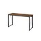 Homeroots 47" Brown and Black Writing Desk 491415 - alternate 4