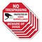 Signmission No Trespassing Protected by Video S, 10 inch X 10 inch, Aluminum Metal Signs, 5PK OC-A-5Pack-10-92 - alternate 1