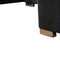 Homeroots Black Velvet U Shaped Three Piece Sofa and Chaise Sectional With Toss Pillows 643889 - alternate 12