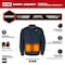 Milwaukee Tool Heated Shirt/Jacket, Polyester, L M103U-21L - alternate 10