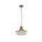 Homeroots Clear And Gold Metal and Crystals Chandelier With Clear Shade 569447 - alternate 8