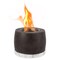 Homeroots 5in Black And White Bioethanol Portable Tabletop Firepit 654322 - alternate 1