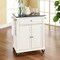 Crosley Compact Granite Top Kitchen Cart KF30024EWH - alternate 5