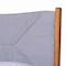 Baxton Studio Taylin Mid-Century Grey Corduroy and Oak Brown Wood Queen Bed 257-14148-ZORO - alternate 7