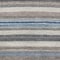 Homeroots 3' X 5' Denim Blue Beige And Taupe Striped Washable Indoor Outdoor Area Rug 618256 - alternate 5