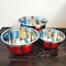 Oster Rosamond 3 Piece Stainless Steel Round Mixing Bowls in Red 109498.03 - alternate 8