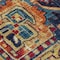 Homeroots 10' X 14' Red Orange and Blue Oriental Washable Non Skid Indoor Outdoor Area Rug 563789 - alternate 8
