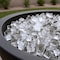 Homeroots Clear Round Reflective Fire Pit Glass 479082 - alternate 4