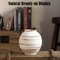 Uniquewise 9in Ceramic Stripe Vase Vintage Decorative Modern Farmhouse Piece for Home Centerpieces, White QI004793.RD - alternate 4