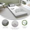 Flash Furniture Cloud Portable Tri-Fold 4 Inch Cooling Memory Foam Cot Mattress in a Box w/Removable Washable Cover CL-3FLD-4-C-GG - alternate 8