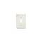 Pass & Seymour Wall Plate, 1 Toggle, Light Almond Nylon, 10PK TP1LACP10 - alternate 1