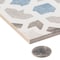 Andova Tiles Luv Charmed Blue 8-in. Encaustic Spanish/Moroccan Patterned Matte Porcelain Wall & Floor Tile ANDLUV455 - alternate 7