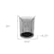 Homeroots Set of Three Black Metal Basket, 3PK 399672 - alternate 6