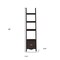 Homeroots Brown Wood Four Tier Ladder Bookcase 332947 - alternate 3