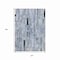 Homeroots 10' X 14' Blue And Gray Striped Washable Indoor Outdoor Area Rug 615517 - alternate 5