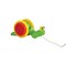 Plantoys Wooden Pull Along Toy Snail 5108 - alternate 8