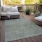 Homeroots 5' X 8' Fern Green And Gray Southwestern Washable Indoor Outdoor Area Rug 587045 - alternate 7