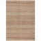 Homeroots 3' X 5' Terra Cotta And Rust Striped Washable Indoor Outdoor Area Rug 615386 - alternate 7