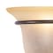 Vaxcel Monrovia 1 Light Bronze Flush Wall Sconce Cognac Glass WS35461RBZ/B - alternate 4