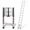 Wrightmaster 11.5 ft. Portable Steel Extension Ladder with Non-Marring Feet, 330 lbs. Capacity Zoro3.5M - alternate 1