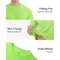 Protectx Short Sleeve T-Shirt, 60% Cotton, 40% Polyester, Green, M, 2 PK HV-S50CT190-GN-02-M - alternate 5