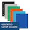 Roaring Spring Subject Wirebound Notebooks, 11"x9", 200 sht, 5 Pkt, College Ruled w/margin, Asstd. Colors, PK12 11295cs - alternate 5