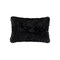 Homeroots Set of Two 12" X 20" Black Sheepskin Lumbar Throw Pillows, 2PK 544563 - alternate 6