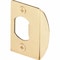 Prime-Line 2.25 in. H X 1-5/8 in. L Brass-Plated Steel Latch Strike Plate E 2232 - alternate 1
