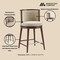 Manhattan Comfort Evalyn Counter Stool  in Natural - Set of 3 3-CS021-NA - alternate 9