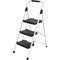 Wrightmaster 3.4 ft. Metal Lightweight Step Ladder, 8 ft. Reach, with Safety Lock Design 900 lb. Load Capacity ZOR-WK-3BW-DF - alternate 5