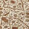 Homeroots 5' X 8' Ivory Brown And Red Floral Washable Indoor Outdoor Area Rug 604596 - alternate 6