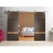Sartodoors Sturdy Double Barn Door with Hardware Planum 2010 48x84 (2* 24x84) Solid Core Modern Interior PLANUM2010DB-S-CA-48 x 84 (2* 24x84) - alternate 6