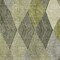Homeroots 9' X 12' Olive Green Gray And Ivory Argyle Washable Indoor Outdoor Area Rug 613715 - alternate 6