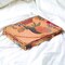 Homeroots 50" X 70" Orange and Red Kantha Cotton Floral Throw Blanket with Embroidery 357559 - alternate 6