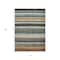 Homeroots 5' X 8' Beige Gold And Brown Striped Washable Indoor Outdoor Area Rug 618251 - alternate 6