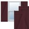Ekena Millwork True Fit PVC, Four Board Joined Board-n-Batten Shutters w/Z-Bar, Wine Red , 21 1/2W x 80H, PR TFP102BBF21X080WR - alternate 1