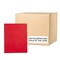 Roaring Spring Case of Red Pocket Folders with Prongs, 11.75"x9.5", Twin Pockets hold 25 sheets ea, 11 pt tag board, PK250 54126cs - alternate 1