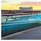 Homeroots Set of Three Blue Gray And Yellow Acrylic Square Hanging Wall Decor, 3PK 372138 - alternate 3