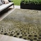 Homeroots 10' X 14' Brown Gray And Ivory Abstract Washable Indoor Outdoor Area Rug 603082 - alternate 1