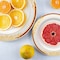 Smarty Had A Party White w/Burgundy and Gold Harmony Plastic Dinnerware Set (120 Dinner Plates+120 Salad Plates), 240PK 640BGVP-CASE - alternate 10