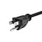 Monoprice Power Strip, Cord, IEC-60320 C5, 5-15P, 15 ft., Black 7690 - alternate 5