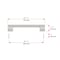 Richelieu Avellino Collection 6 5/16 in (160 mm) Center-to-Center Brushed Nickel Contemporary Cabinet Pull BP527160195 - alternate 8