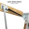 Wrightmaster 7 ft. 8 in. to 10 ft. 3 in., 22.5 in. x 54 in. Insulated Aluminum Attic Ladder 350 lb. Load Capacity ZR-160488 - alternate 6